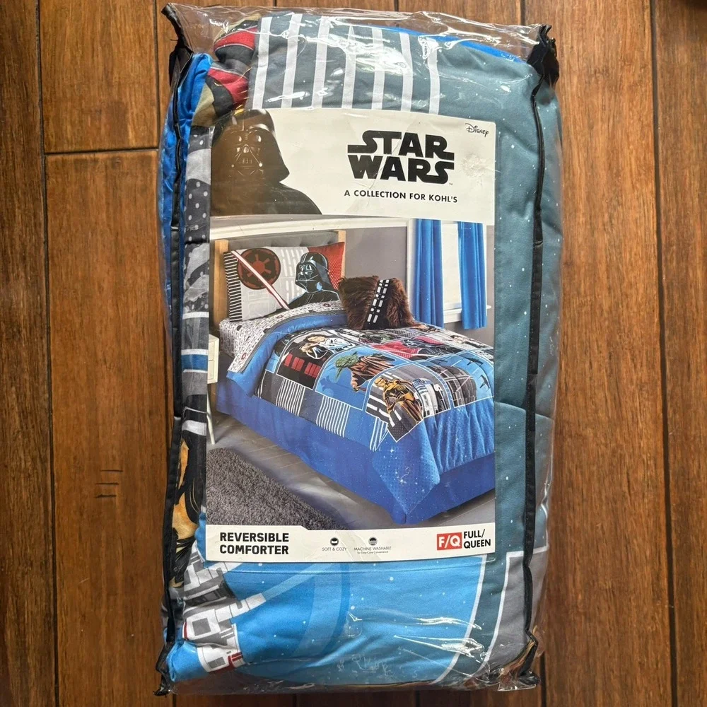 Disney Star Wars Full Queen Reversible Comforter Kohl's Bedding Darth Vader